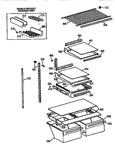 Shelf parts