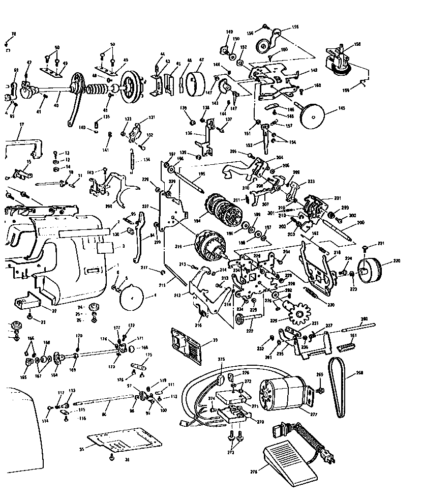 Right side assembly