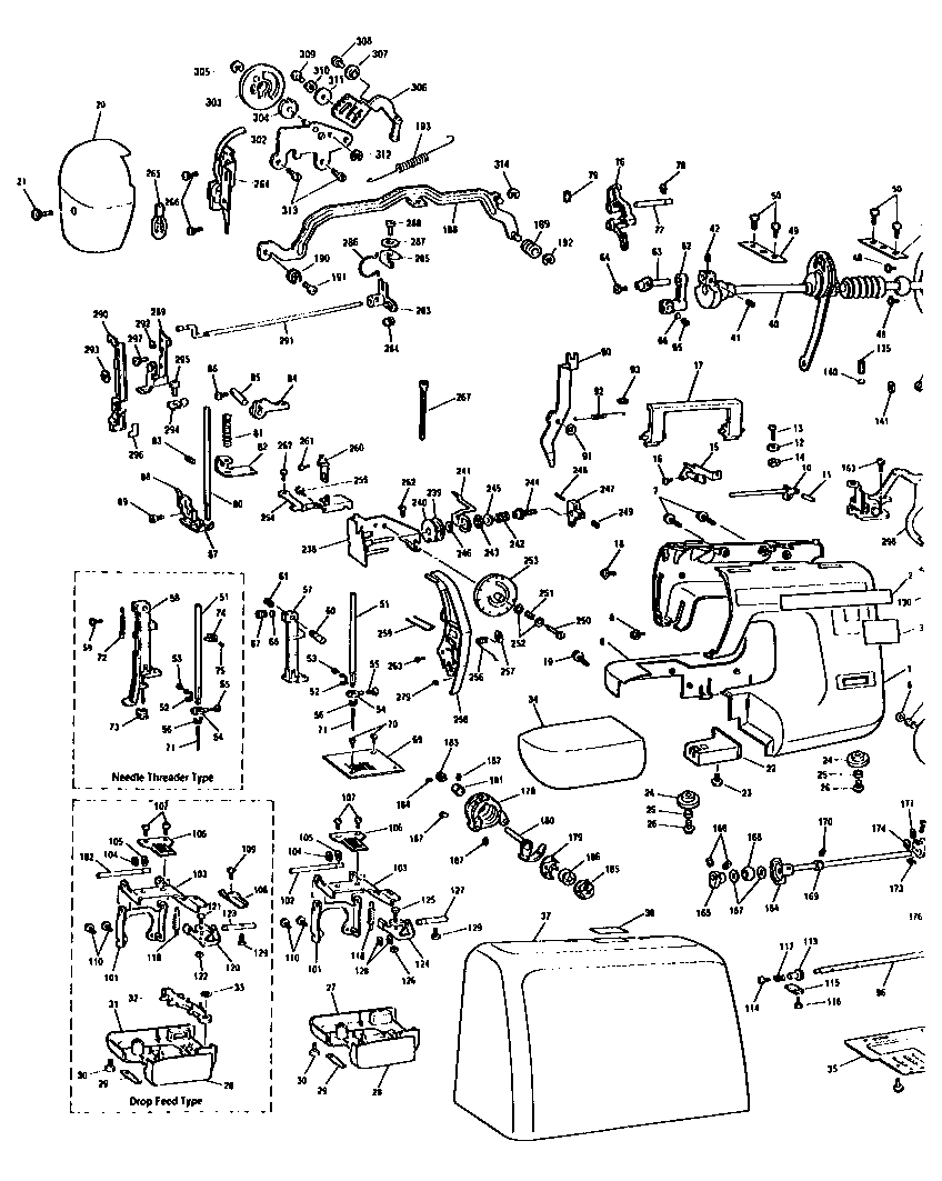 Left side assembly