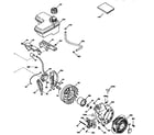 Craftsman 143955007 fuel tank and flywheel assembly diagram