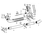 Craftsman 360796790 tube and throttle assembly diagram