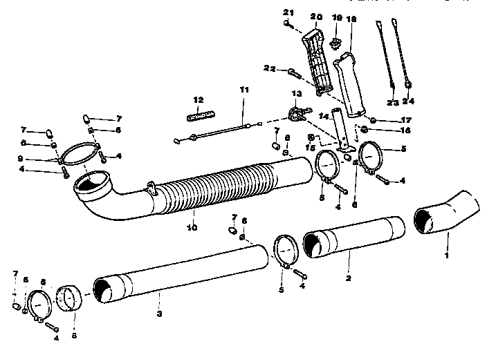 TUBE AND THROTTLE ASSEMBLY