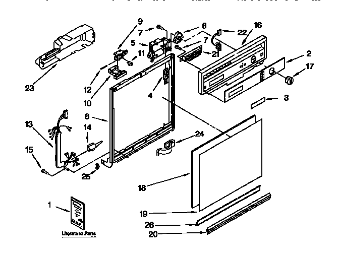 Frame and console parts