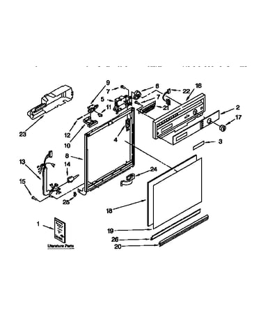 Frame and console parts
