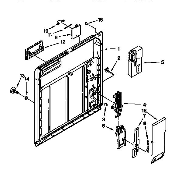 Inner door parts