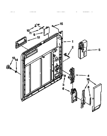 Inner door parts