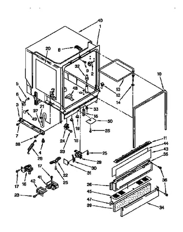 Tub assembly parts