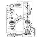 Kenmore 6651677992 pump and motor parts diagram