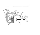 Craftsman 219585200 swivel and clamp assembly diagram