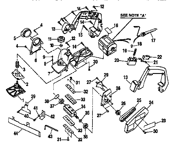 Cutter head drive asm.