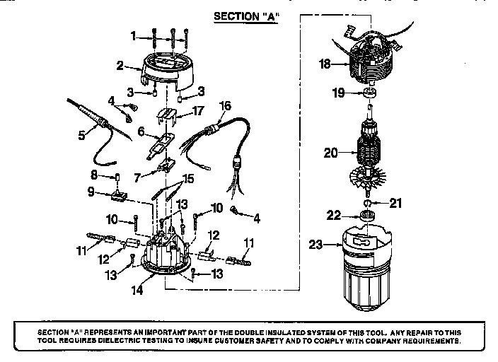 Field/motor housing