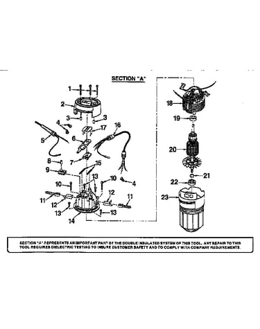 Field/motor housing