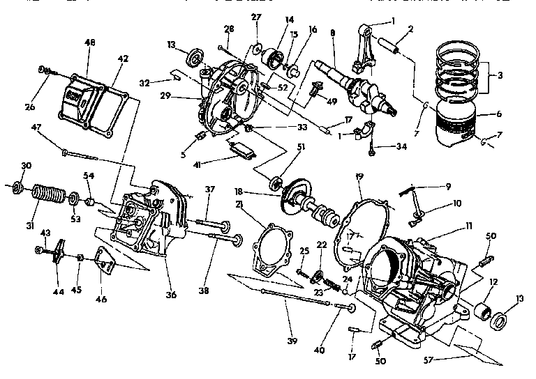 Crancase sub assembly
