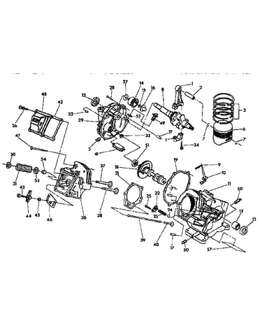 Crancase sub assembly