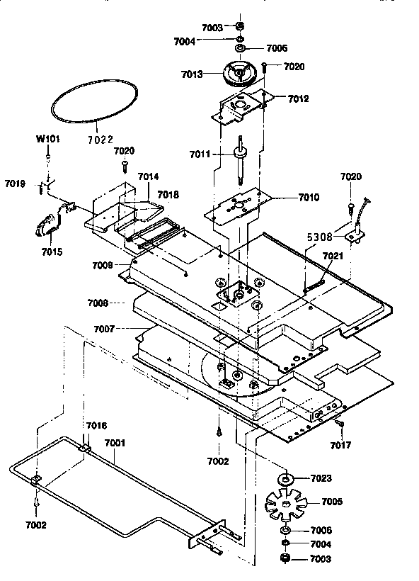 Plate chamber assembly
