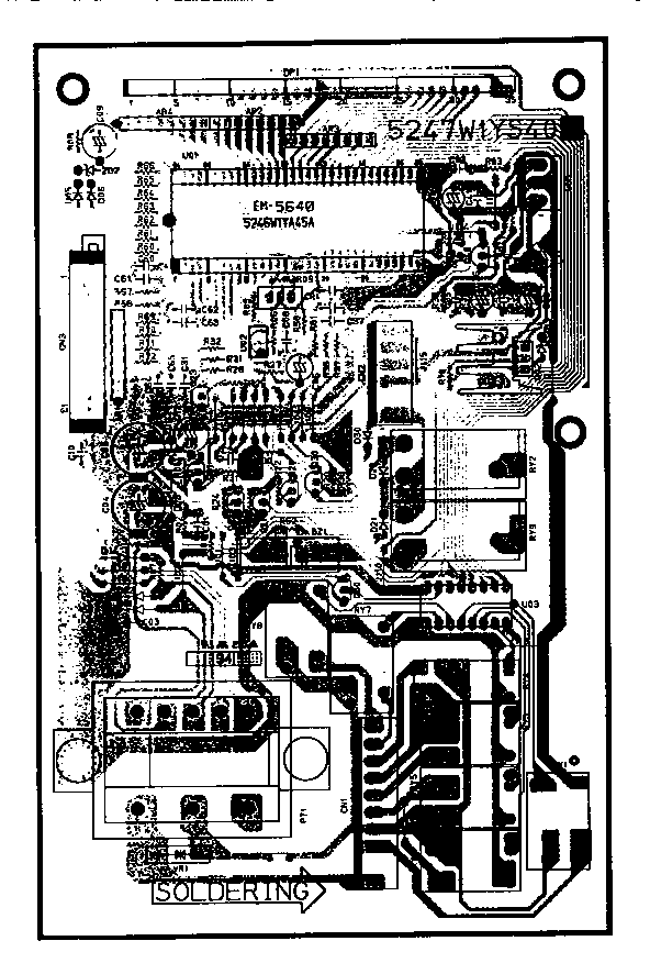 POWER AND CONTROL CIRCUIT BOARD