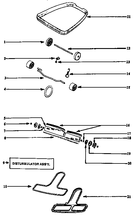 Disturbulator assembly