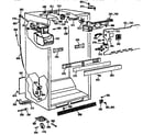GE TBX21JISRRAD cabinet assembly diagram