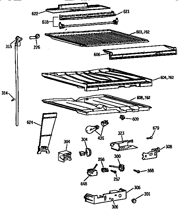 Compartment separator asm