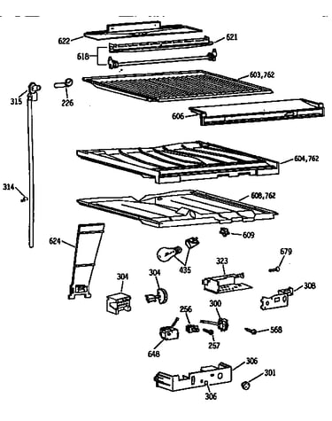 Compartment separator asm