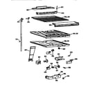 GE TBX21JISYRWH compartment separator asm diagram