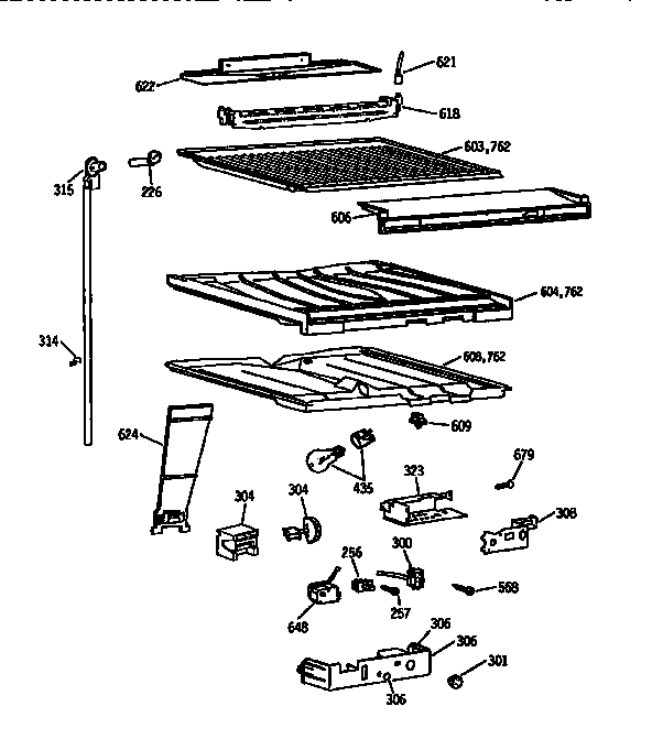 Compartment separator asm