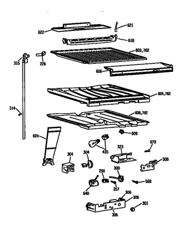 Compartment separator assembly