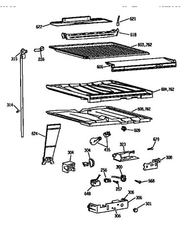 Compartment separator assembly