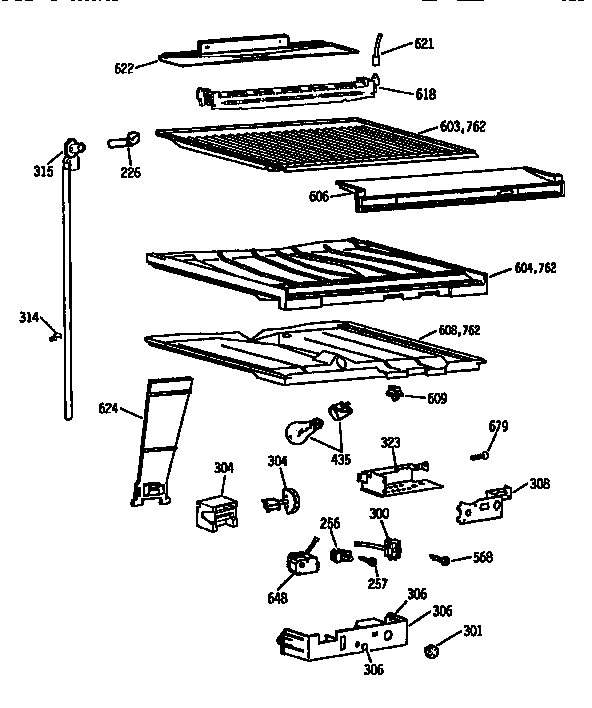 Compartment separator assembly