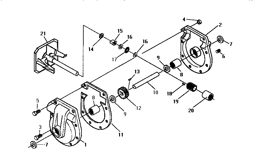 Gear case assembly