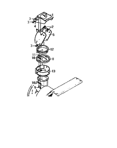 Remote discharge chute