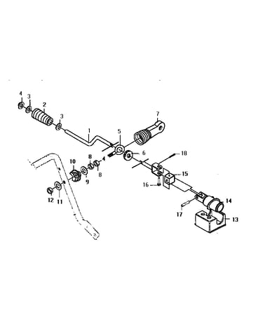 Chute rod assembly