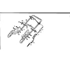 Craftsman 536884560 handle assembly diagram