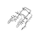 Craftsman 536884580 handle assembly diagram
