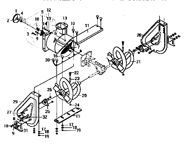 Auger housing