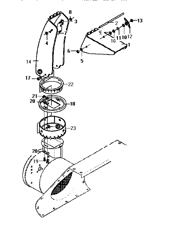 Discharge chute