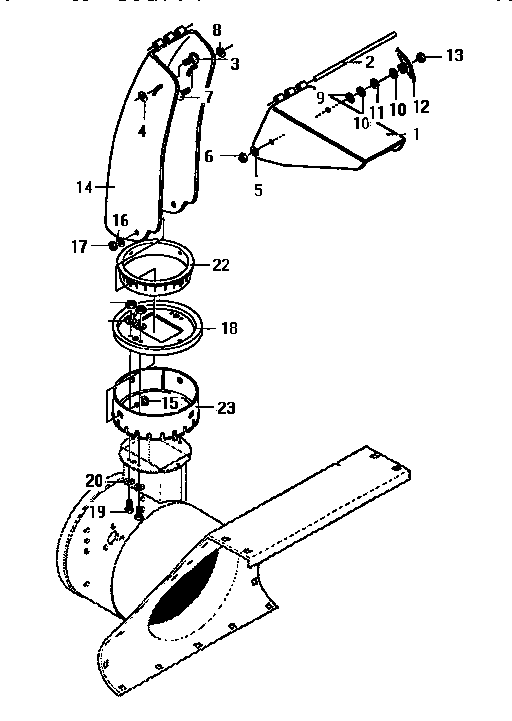 Discharge chute