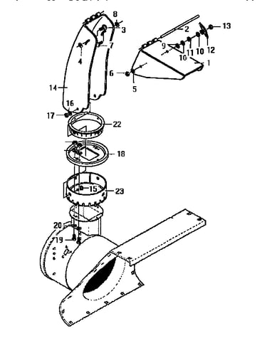 Discharge chute