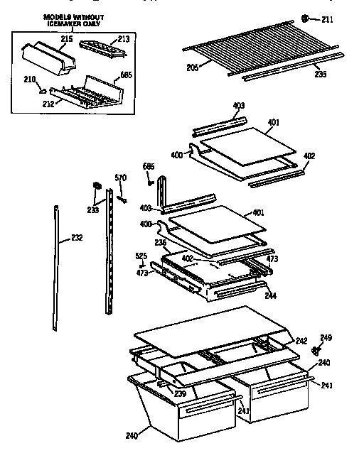 Shelf components