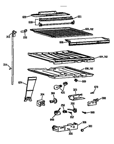 Compartment separator assembly
