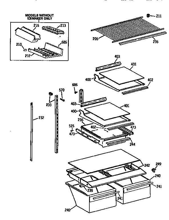 Shelf components