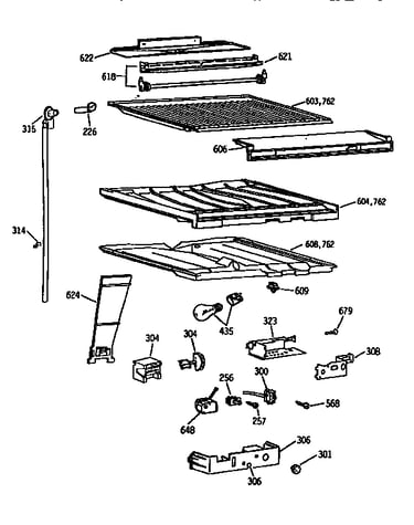 Compartment separator asm