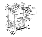 GE TBX18JISYRWH cabinet assembly diagram