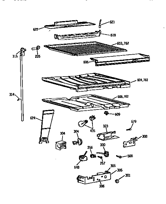 Compartment separator asm