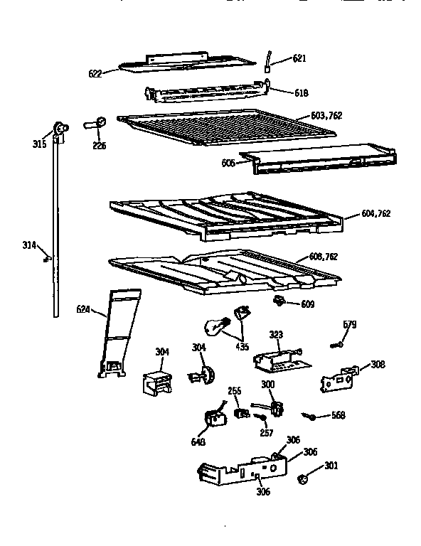 Compartment separator asm