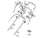 Troybilt 47291 handle assembly diagram