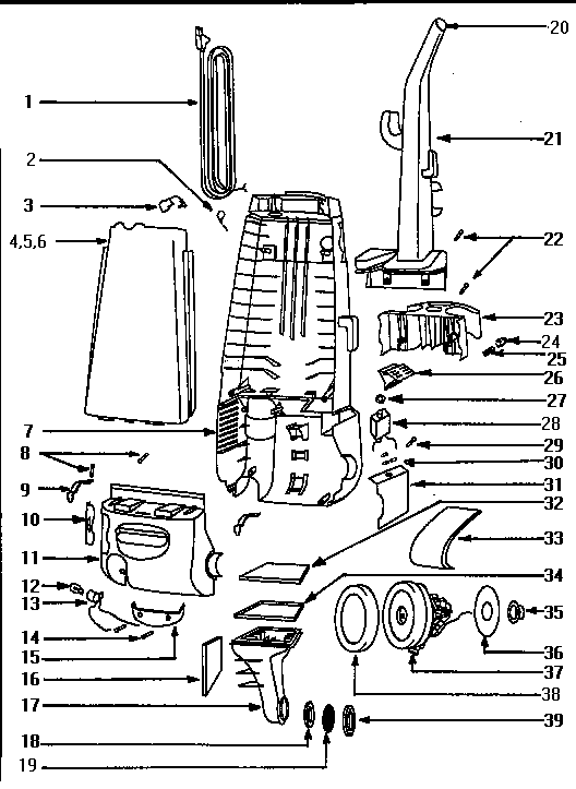 Housing and handle
