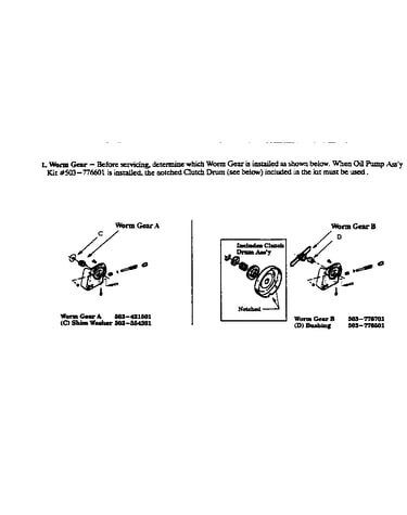 Worm gear assembly