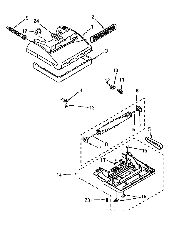 Nozzle and motor