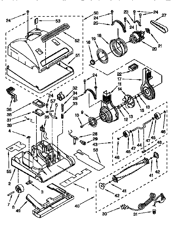Nozzle and motor